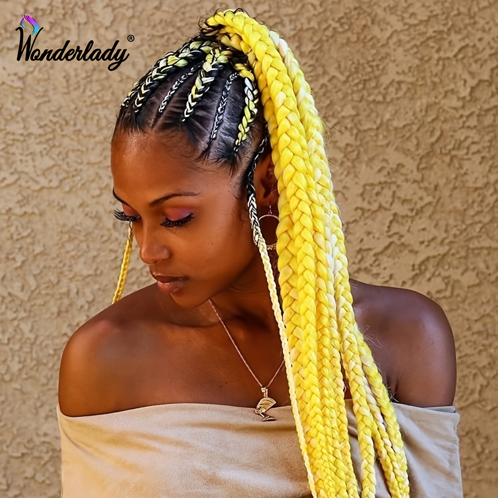 Yaki Ombre Synthetic Jumbo Box Braids 100g, 24 Inch Expression