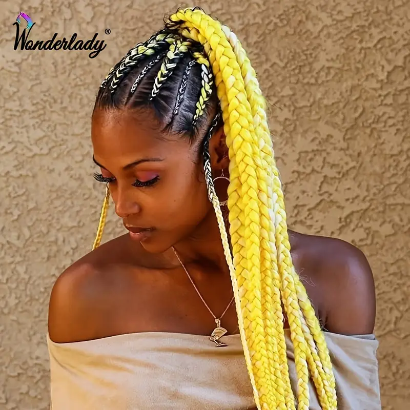 Red Jumbo Braiding Hair Extensions Synthetic Crochet Braids Hair for Box  Braids High Temperature Synthetic Soft Fiber Hair Extension for Box Braids