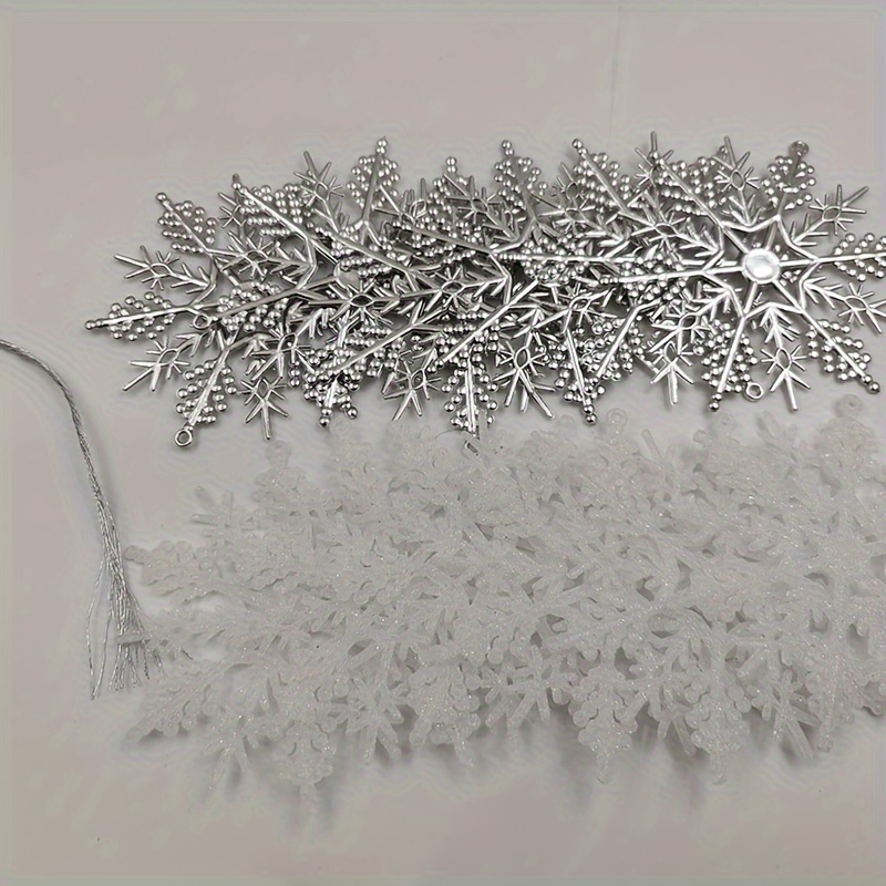 Christmas Snowflake Set Pendant christmas Snowflake - Temu