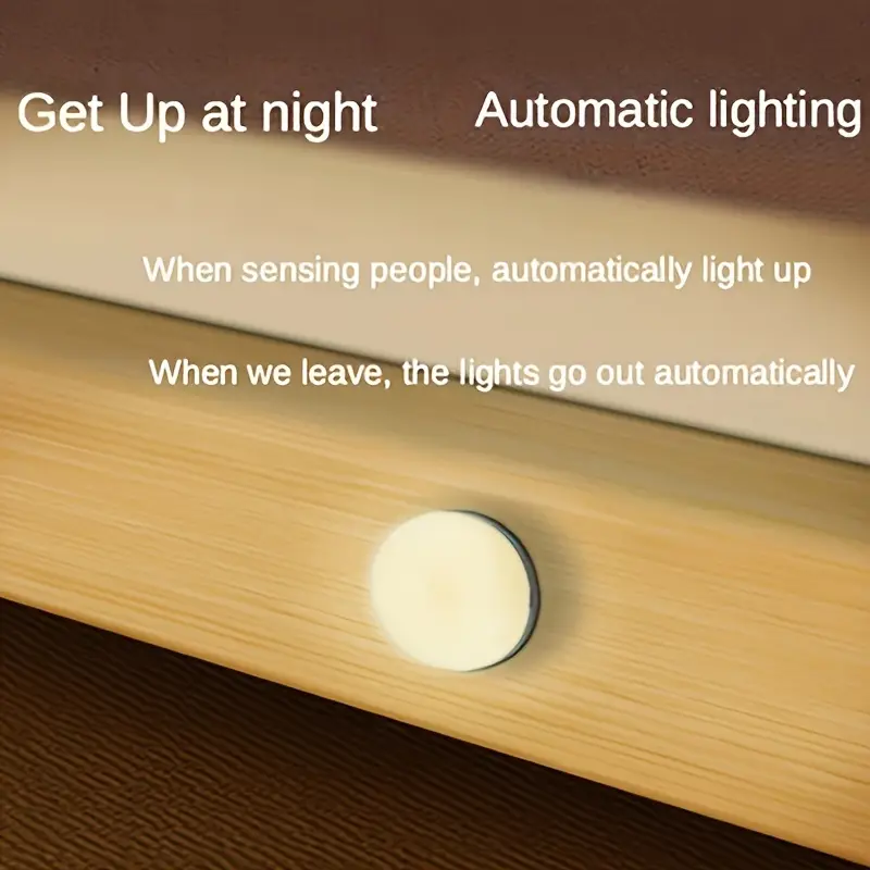 induction night light usb charging light control sound control home stairs aisle fully automatic smart night light details 1