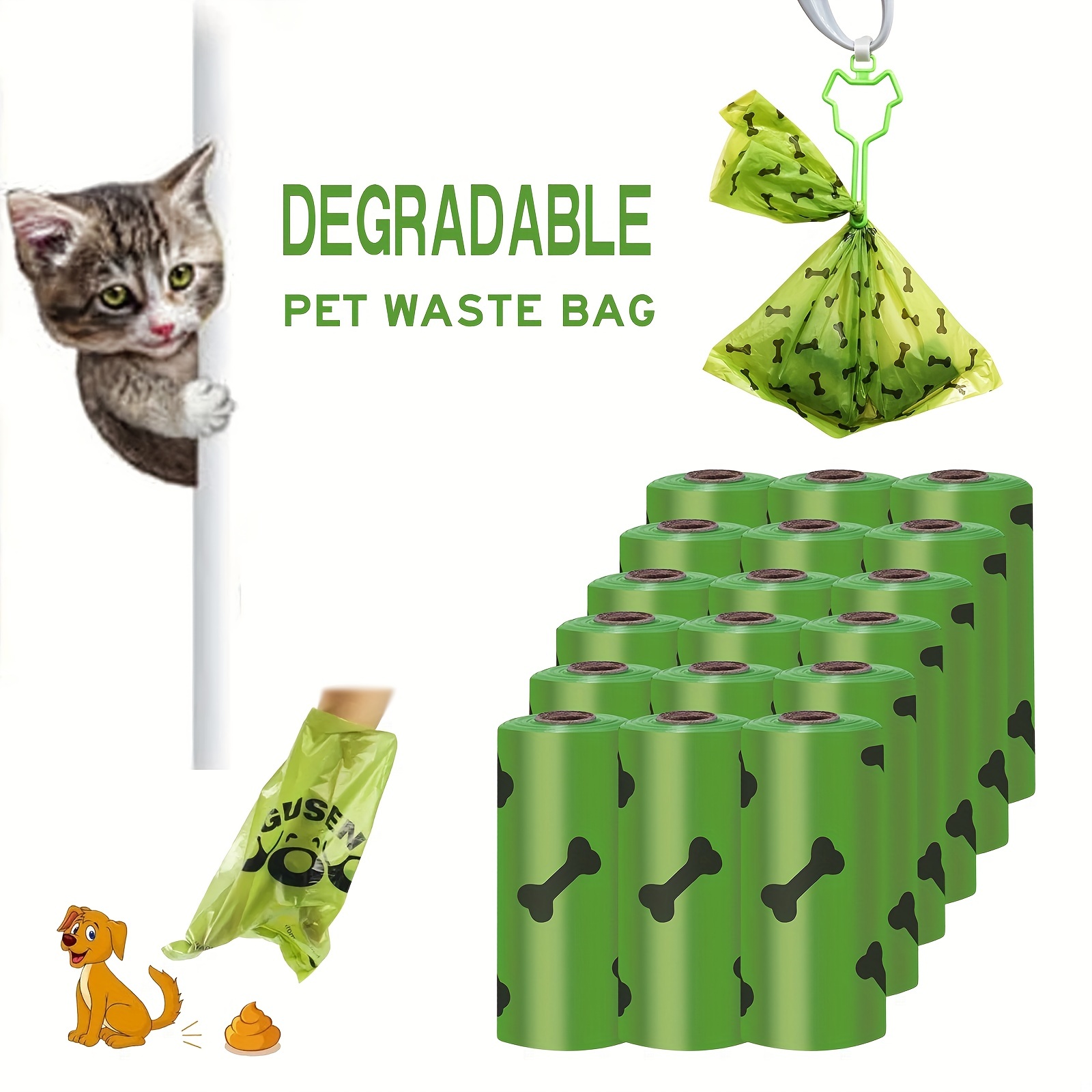 Pet Poop Bag Mini Garbage Bag Cat Dog Poop Bags Pet Waste - Temu