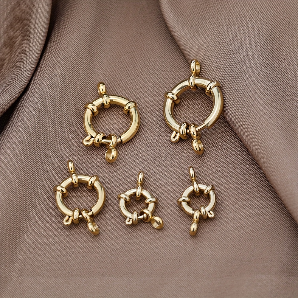 2pcs Copper Sailor Clasps for DIY Jewelry Making