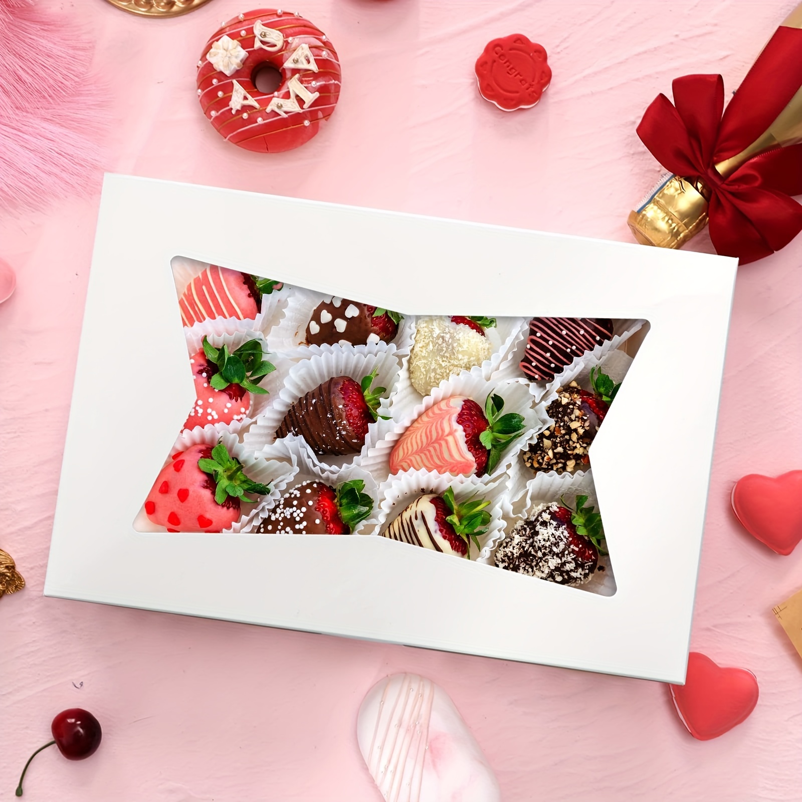 Amazing 24Pcs Cookie Give away Gift box for Valentine's day