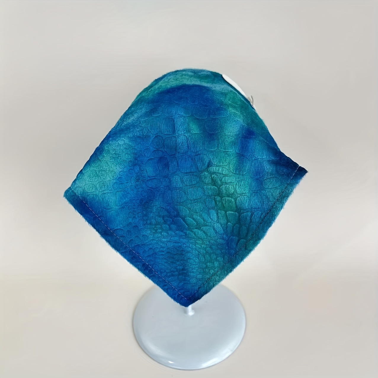 Y2K Embossed Triangle Scarf Gradient Headband Turban Bandana