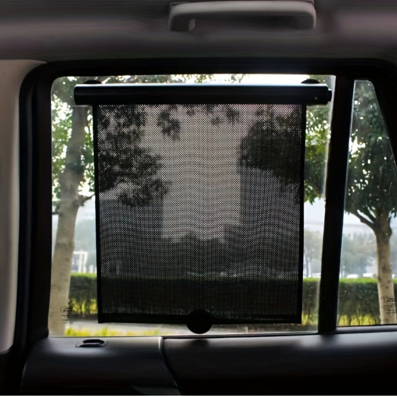 Set von 3 Auto Privatsphäre Vorhänge, Doppelschicht Universal-Auto Vorhänge  für Rücksitz und Seitenfenster, SUV und breite Limousine Sonnenschutz