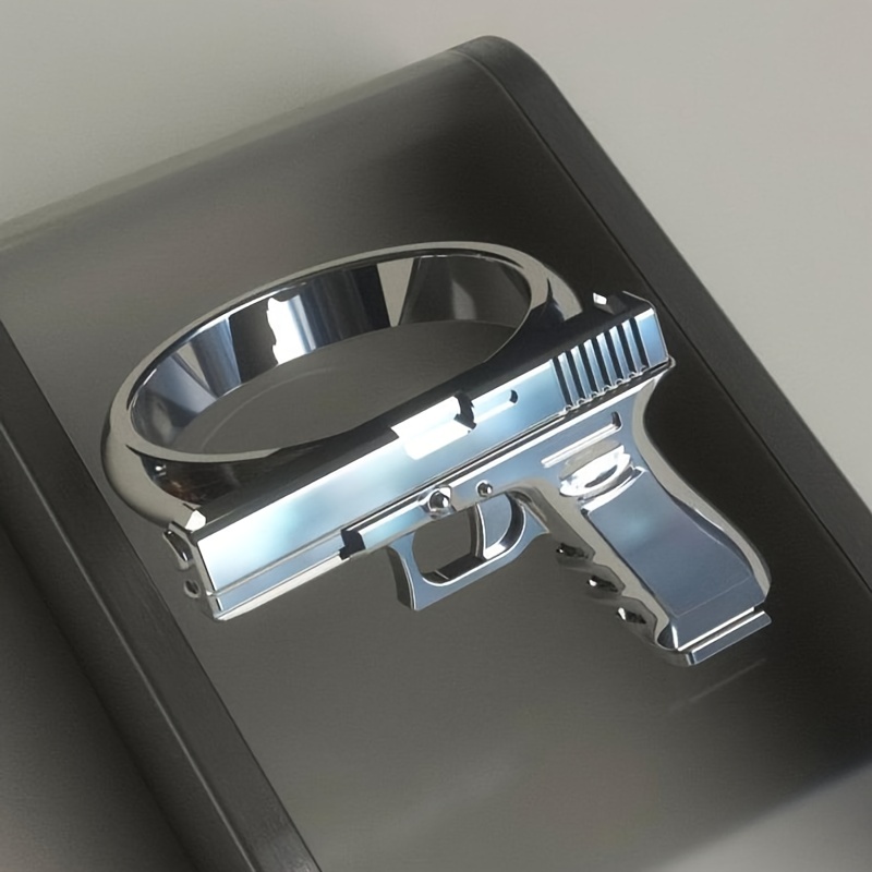 Men's Retro Punk Pistol Ring