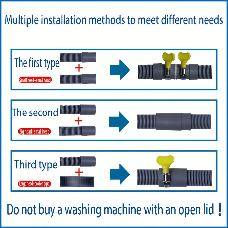 1pc Fully Automatic Drum Washing Machine Drainage Pipe Upper Drainage