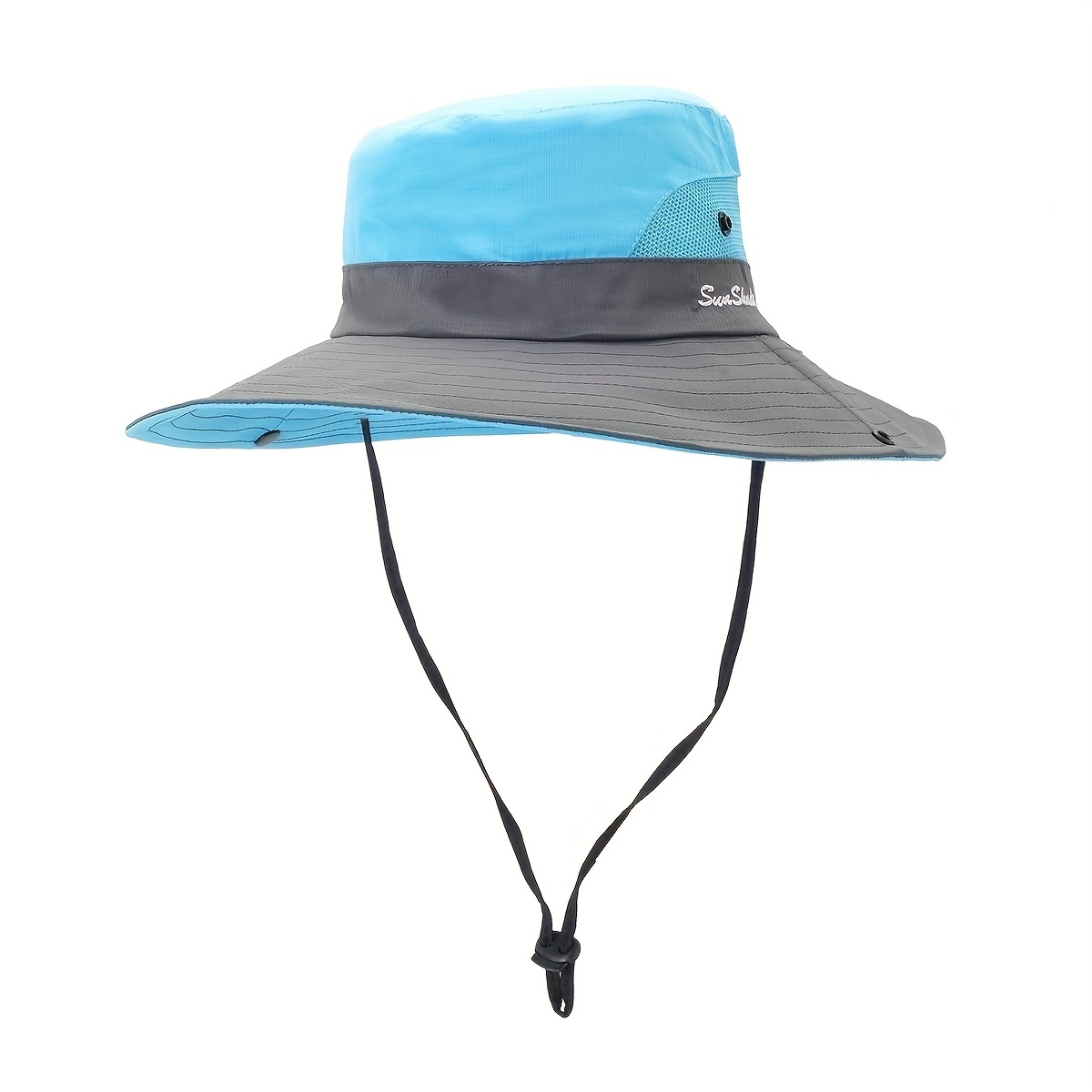 1pc Mens Sunshade Big Brim Hat For Sun Protection Cycling Mountaineering  Fishing Outdoor Bucket Hat - Jewelry & Accessories - Temu