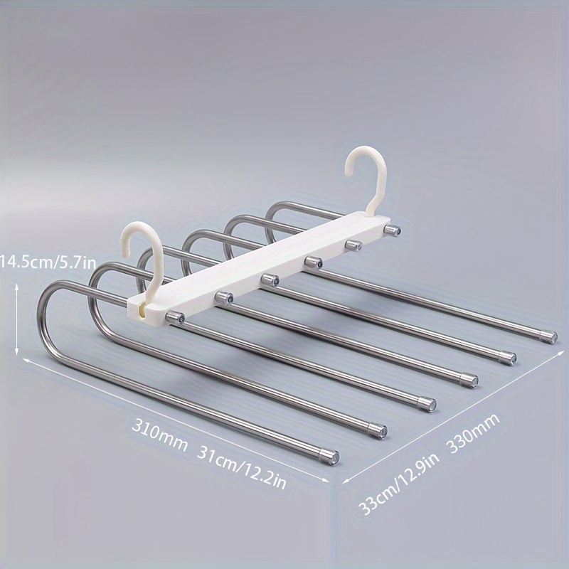 Stainless Steel Trouser Hanger Clip Retractable Traceless - Temu