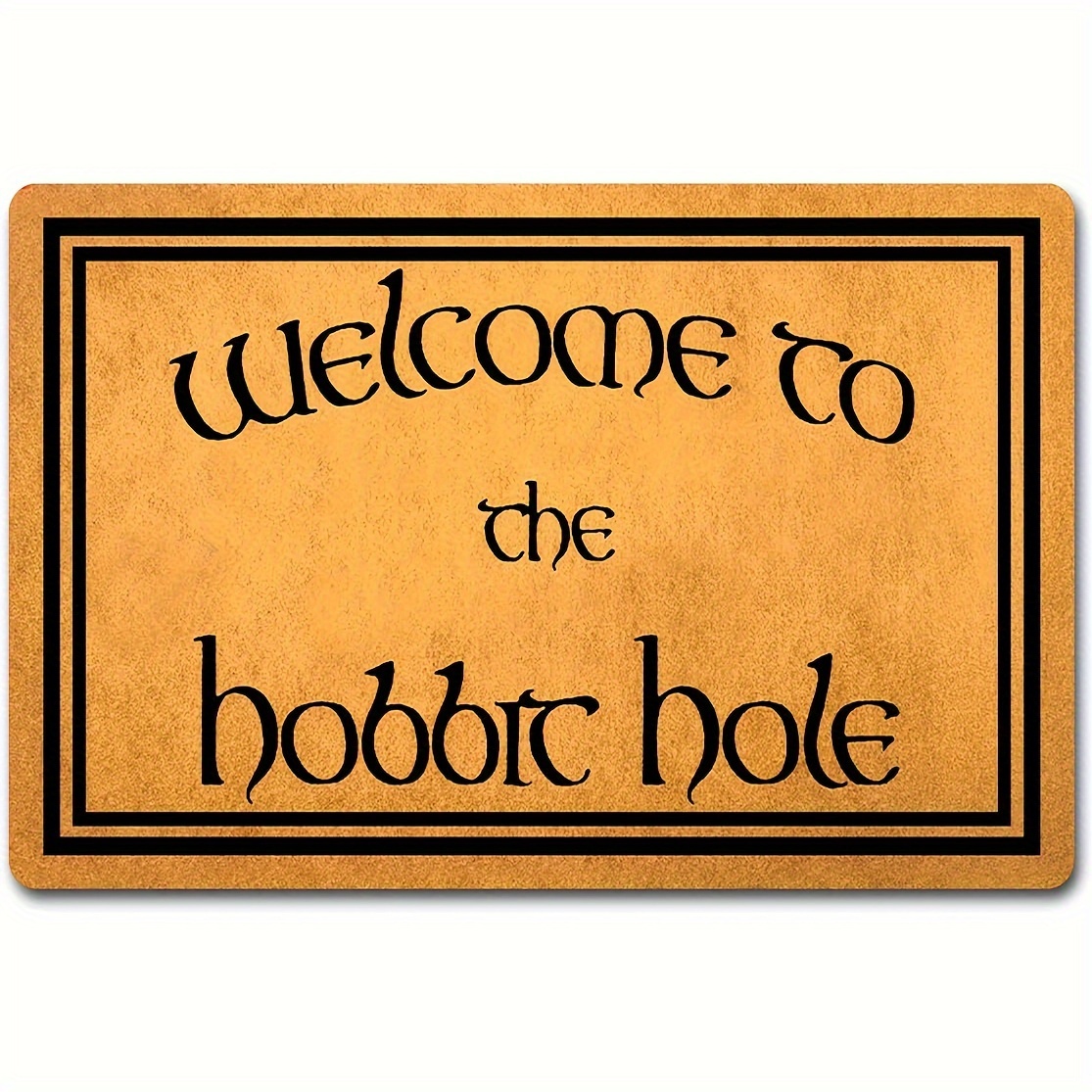 Doormat Entrance Floor Mat Welcome To The Hobbit Hole Mat Indoor