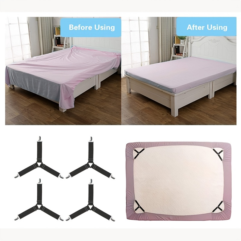 Adjustable Triangle Mattress Cover Sheet Straps Fasteners - Temu