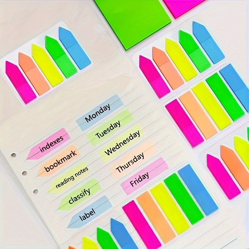 Sticky Tabs Page Markers Sticky Index Tabs Writable Page Sticky