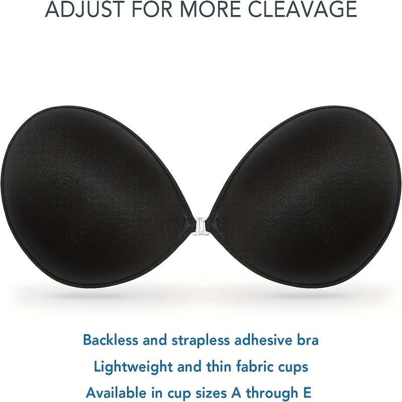 Nubra Seamless Super Light Adhesive Bra, A Cup, Black at  Women's  Clothing store: Self Adhesive Bras
