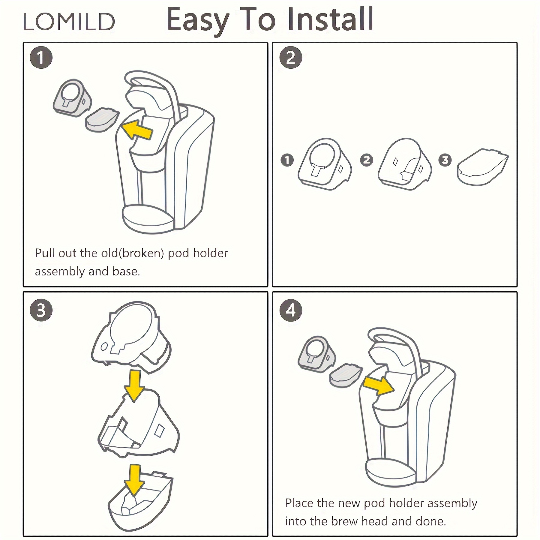 Keurig hotsell 2.0 parts