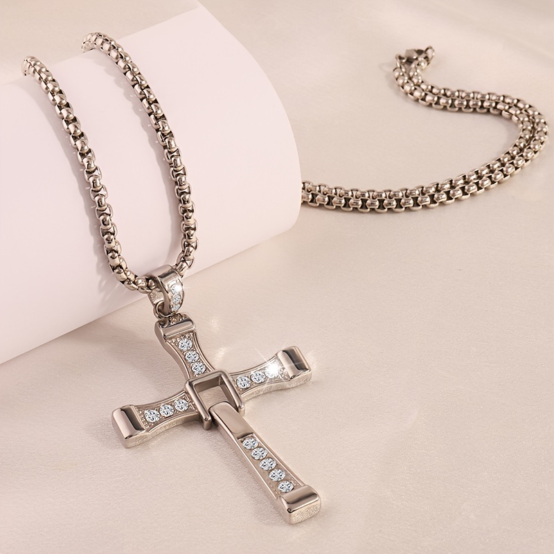 fashion trend luxury hip hop personality stainless steel - Temu