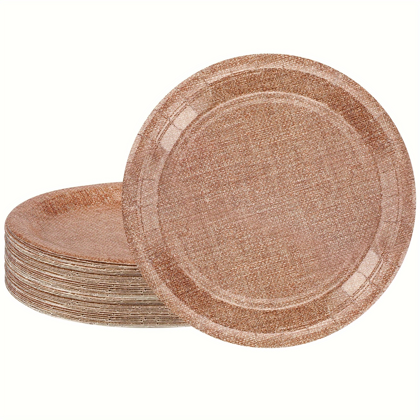 Burlap shop disposable plates