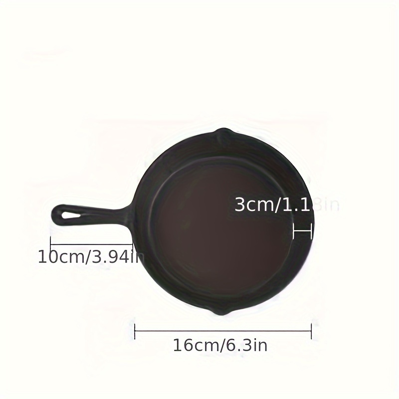 Cast Iron Skillet Frying Pan With Drip spouts Pre seasoned - Temu