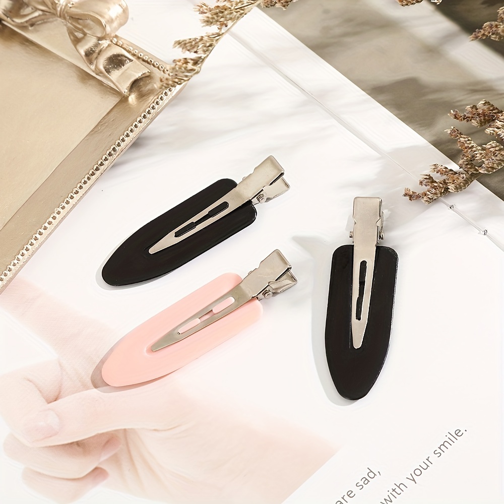 4pcs Seamless Hair Clips Bangs Barrette Hairpins