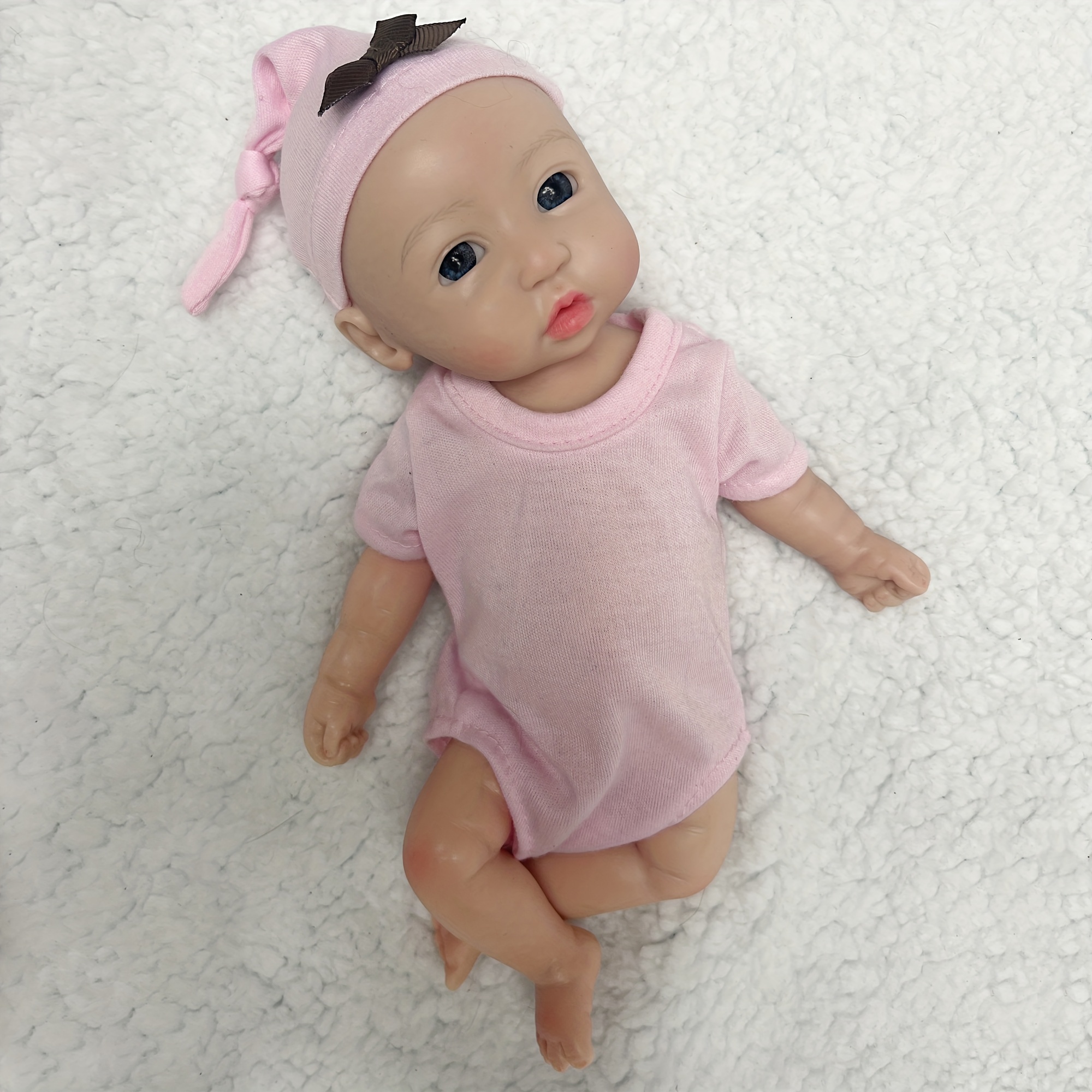 Reborn Dolls Full Body Solid Soft Silicone Painted Lifelike - Temu