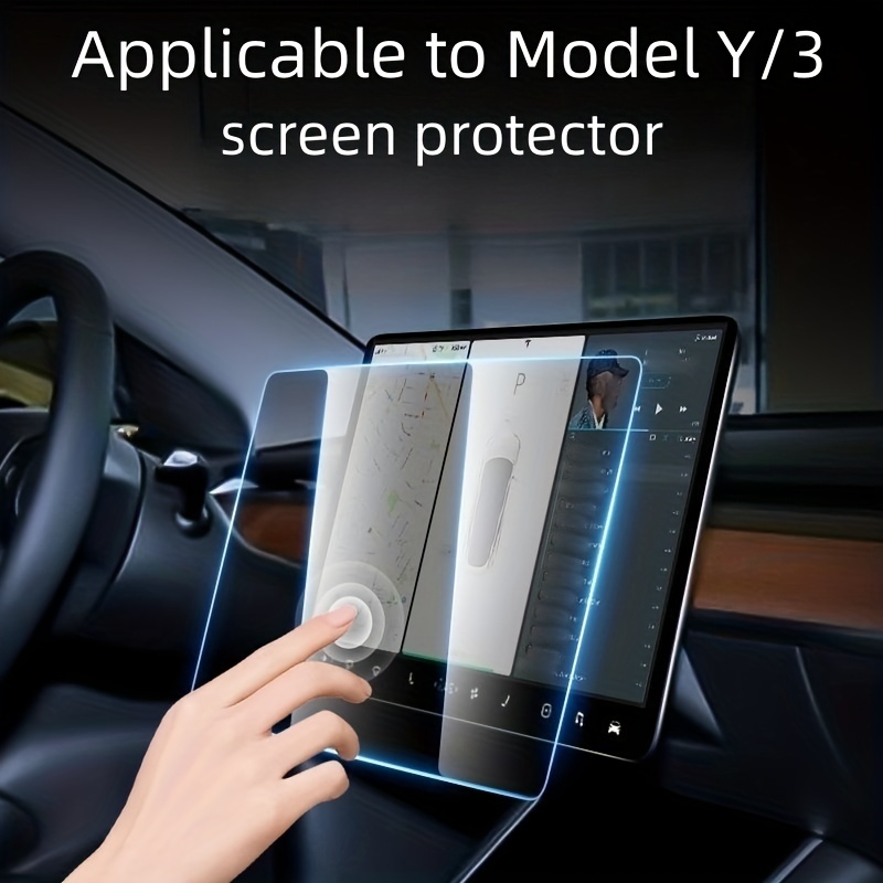 Protecteur D'écran Pour Modèle 3/y, Protecteur De Cadre D'écran En  Caoutchouc De Silicone Pour Accessoires 2016-2023 Modèle 3 Et 2020-2023  Modèle Y - Automobile - Temu