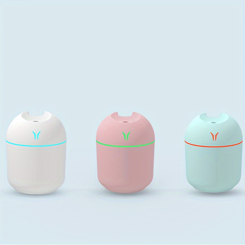 Usb Colorful Humidifier Cute Cool Mist Humidifier With Led - Temu