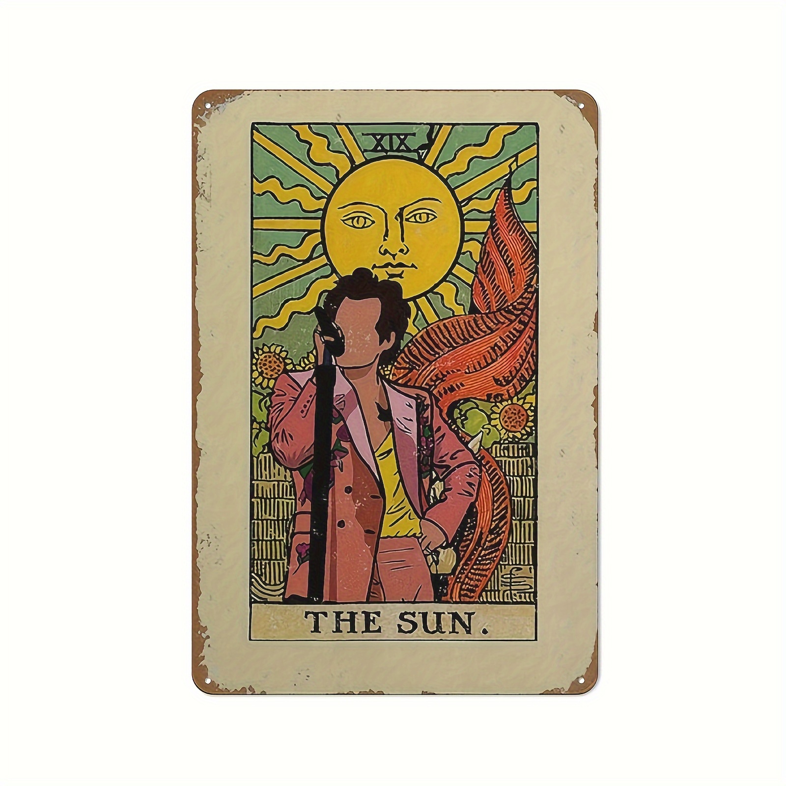 Tarot Card The Sun Poster One Direction Art Poster Frames Novelty