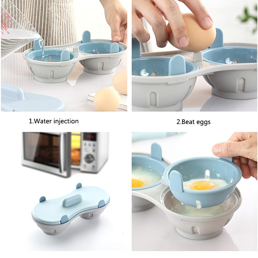 1pc Microwave Egg Cooker Heart Shaped Microwave Egg Poacher - Temu