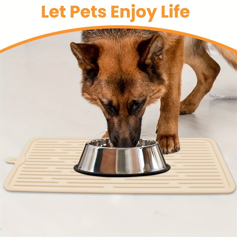 Silicone Pet Placemat Easy To Clean Foldable Dog Feeding Mat Anti-overflow  Non-slip Dog Bowl Mat For Feeding Drinking Supply - Temu