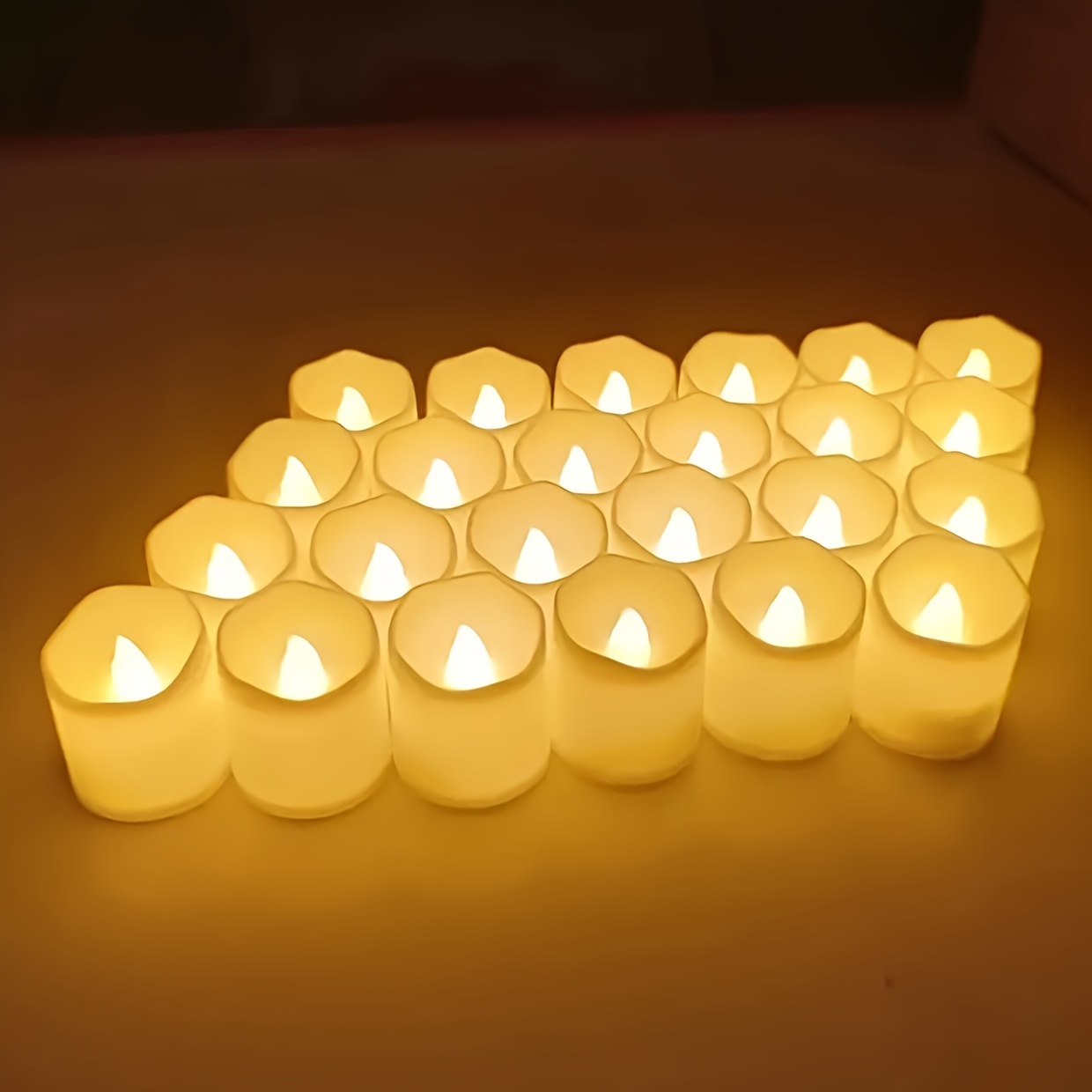 Bougies à LED Fausses bougies à LED sans flamme, fonctionnant à