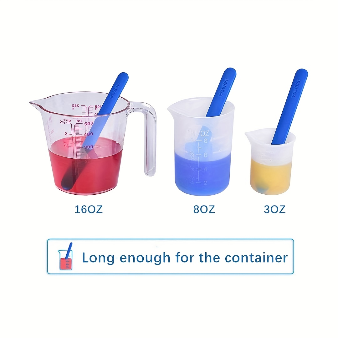 Silicone Measuring Cups for Liquids, 4pcs, Laboratory Measuring Cup, Glass  Measuring Cups for Resin, Creamer, Milk