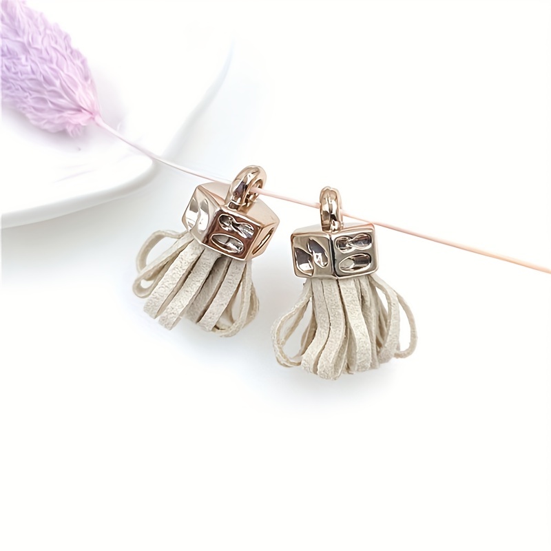 Small Tassels With Hanging Rings Polyester Rayon Tassels - Temu