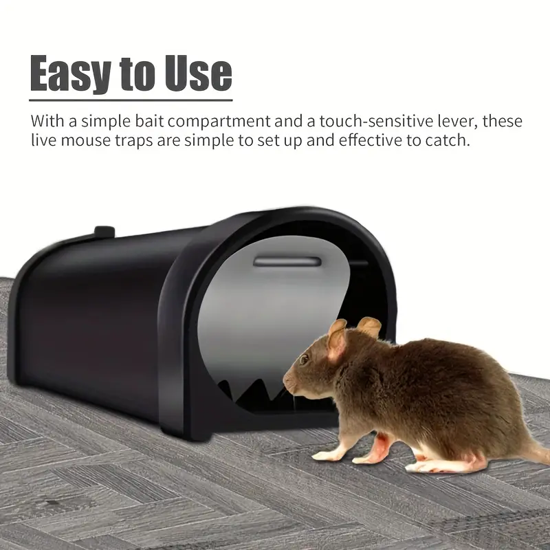 Mousetrap Mouse Trap No Kill Plastic Reusable Small - Temu