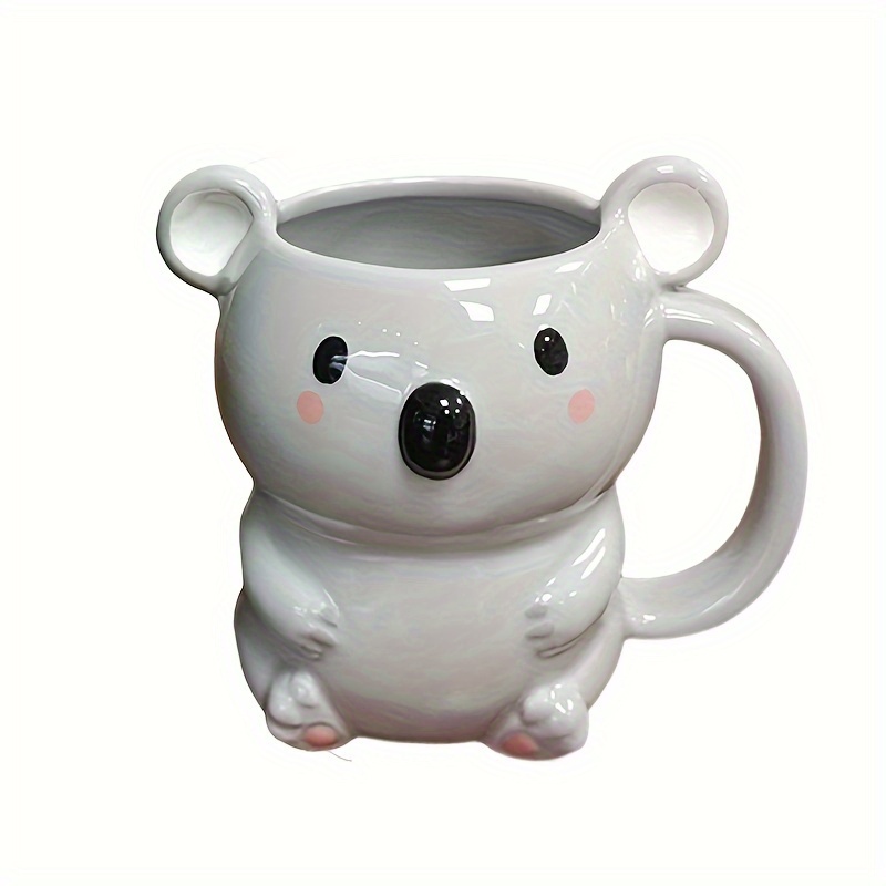 450ML Taza De Panda De Dibujos Animados Taza De Agua De Cerámica Con T