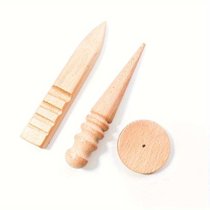Wooden Sandpaper Polishing Blocks Handmade Leather - Temu