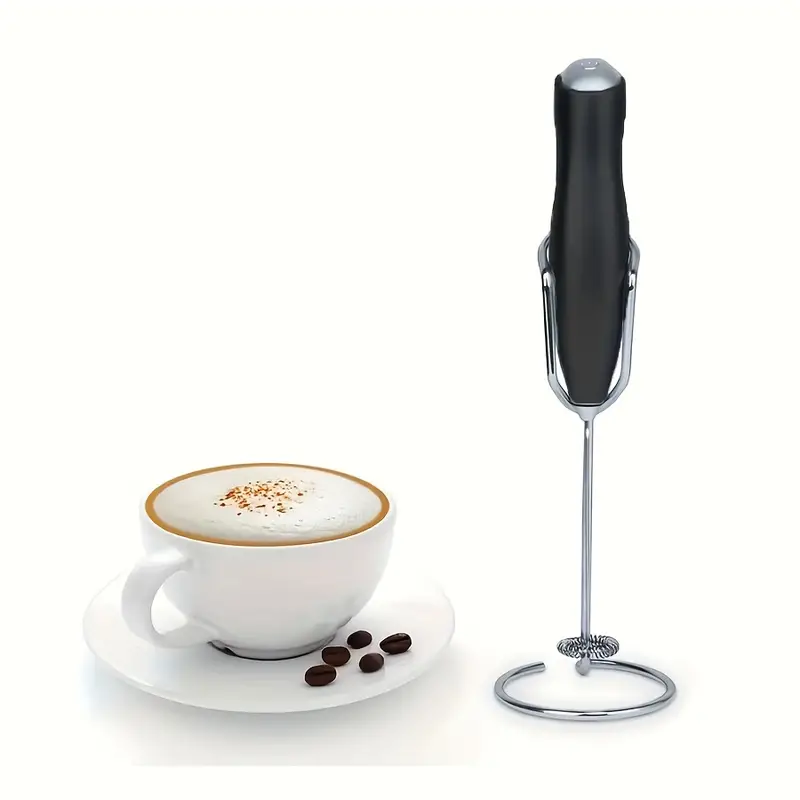 1pc Electric Milk Frother, Household Electric Blender Coffee Stirring Stick  Automatic Handheld Milk Frother Handheld Electric Mixer For Coffee, Cappuc