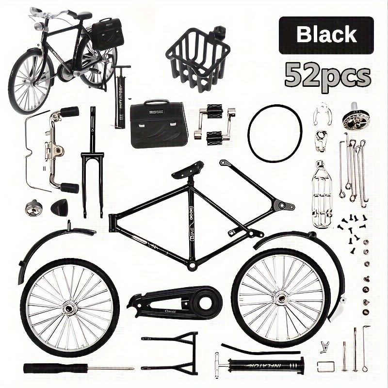 Modèle de vélo en alliage moulé sous pression pour enfants, vélos de route  bricolage, jouets de