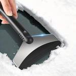 Stainless Steel Snow Shovel: The Perfect RV Car Supplies for Winter Snow & Ice Removal!