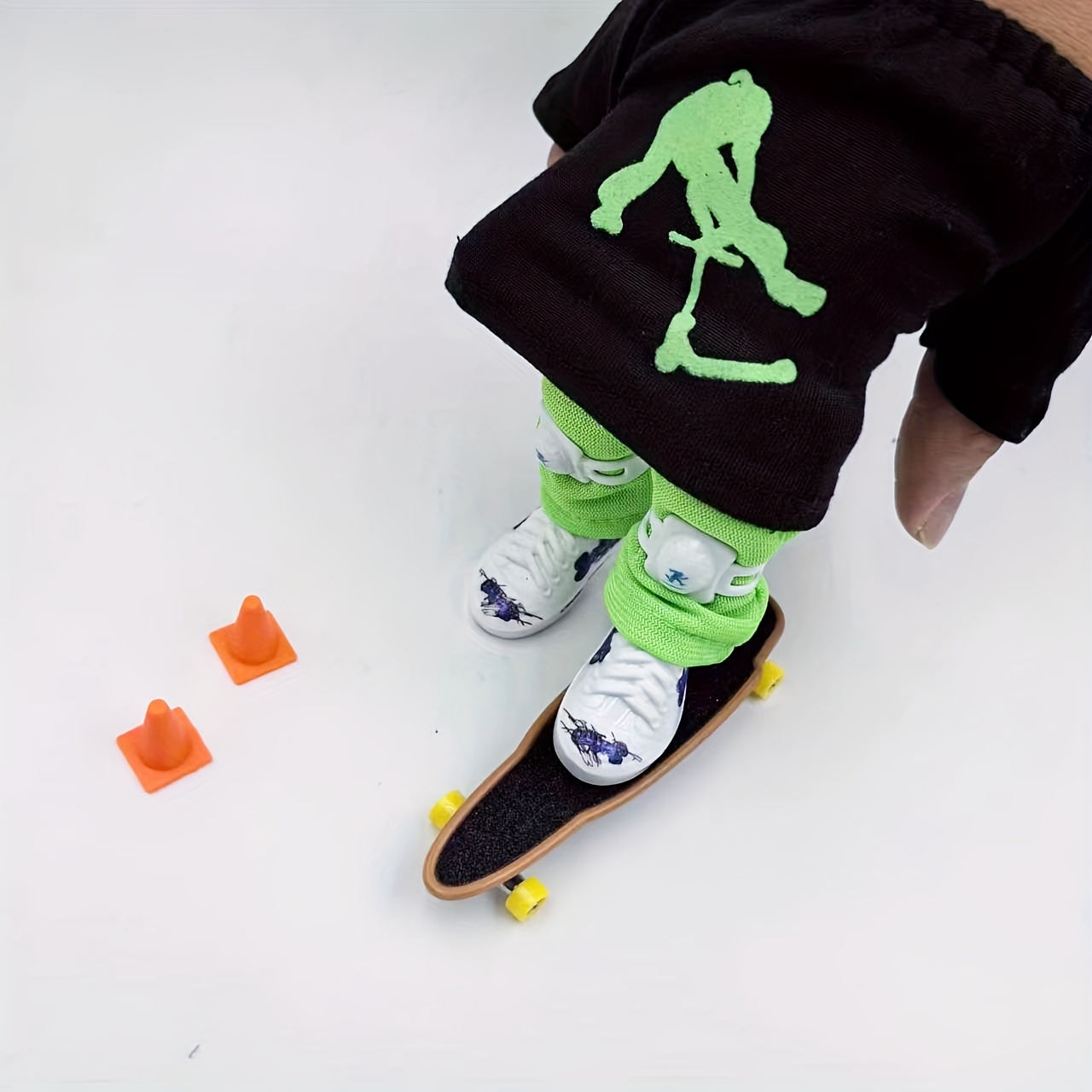 Kit de Skateboard à doigts, plate-forme technique, plus grandes rampes de  touche, ensemble de Skate