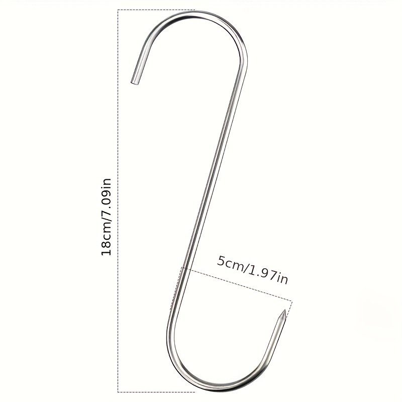 Meat Hooks Premium Stainless Steel S shaped Hook Meat - Temu Canada