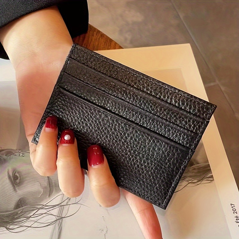 Men's Wallet Luxury Designer Card Holder for Male PU Leather Men Wallets  Fold Portable Short Purse Cardholder Billfold