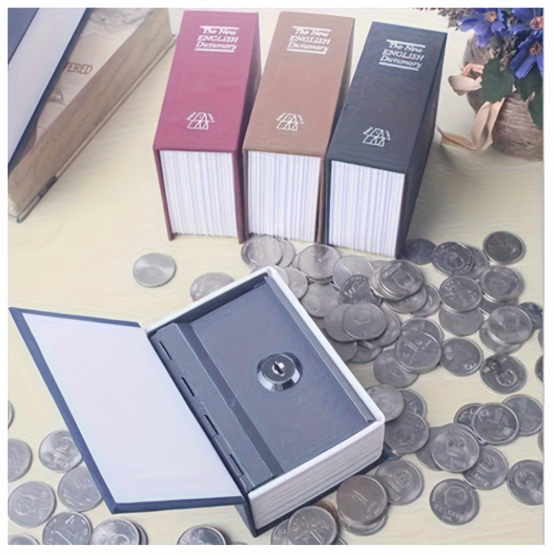 1 X Mini Buch Wörterbuch Safe Safe Schlüssel Box Schließfach