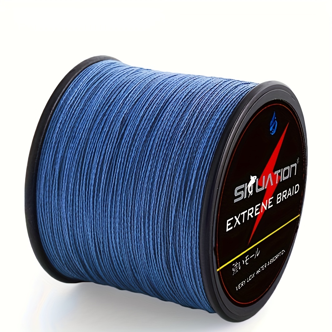 BLUEFISHER Braided Fishing Line - Extremely Strong - Zero Stretch- Smaller  Diameter, 4 Strands 8 Strand 12 Strand 10LB-80LB 328Yds/546Yds : 