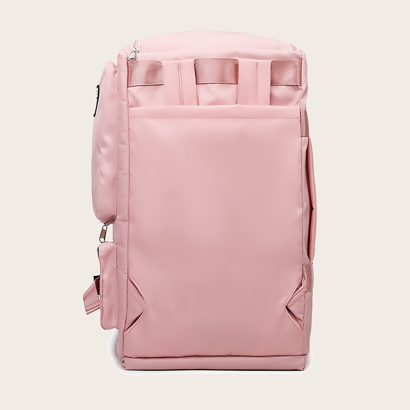 Mochila de gimnasio para mujer Bolso de fitness de separación húmeda y seca  multifuncional (rosa)