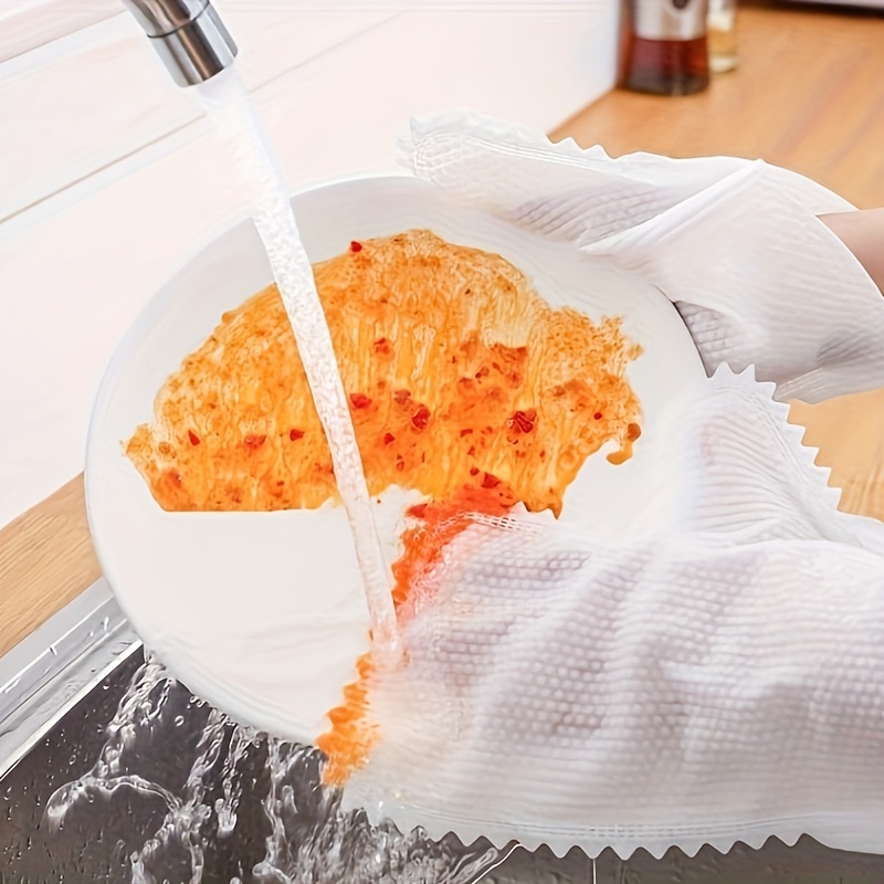 Dust Cleaning Gloves Fish Scale Cleaning Duster Gloves Household