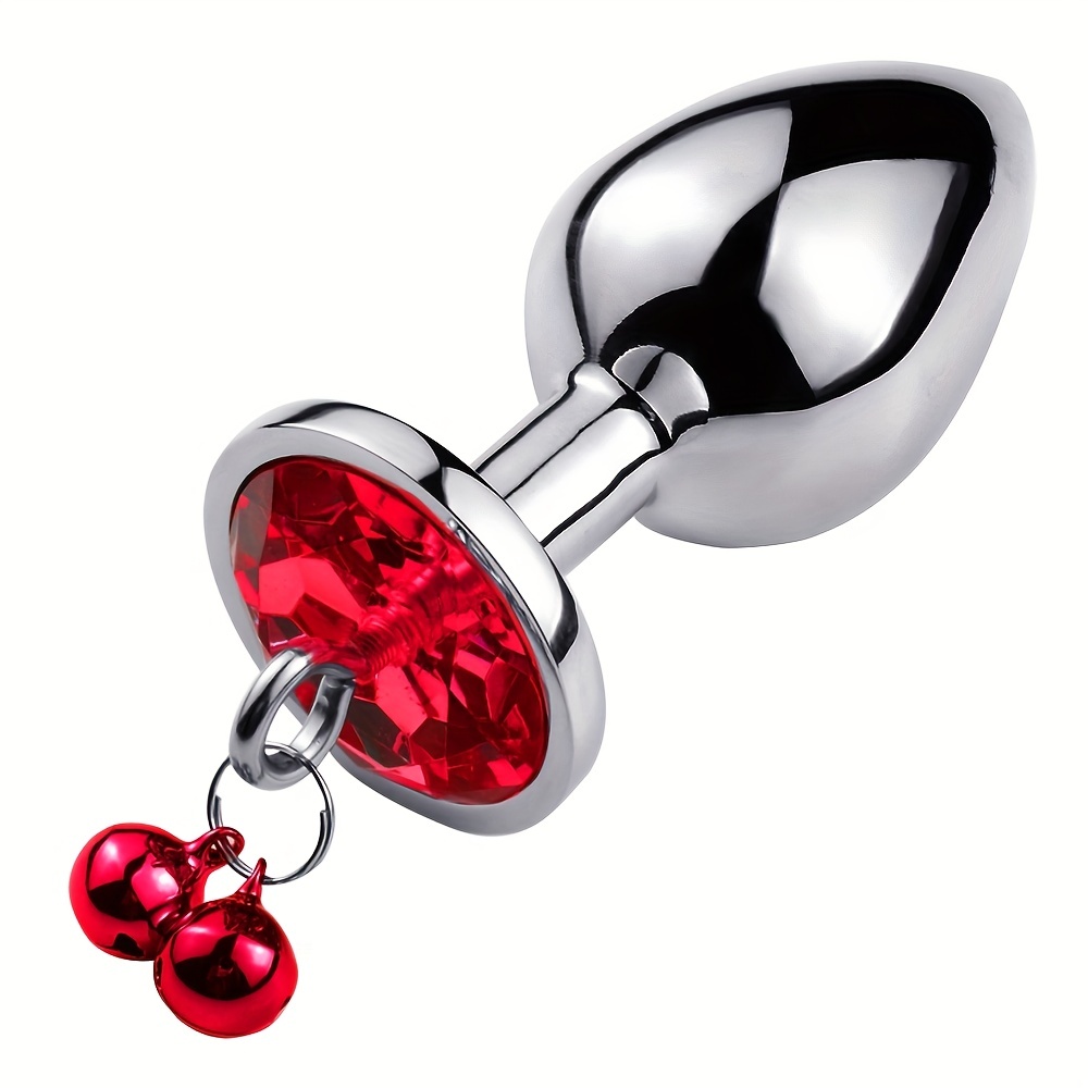 Bell Anal Plug Heart shaped Metal Back Court Anus Expansion Temu