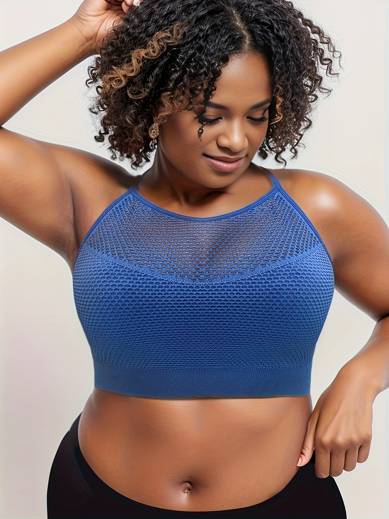 Women's Hollow Front Workout Sports Bras Without Padded Yoga - Temu