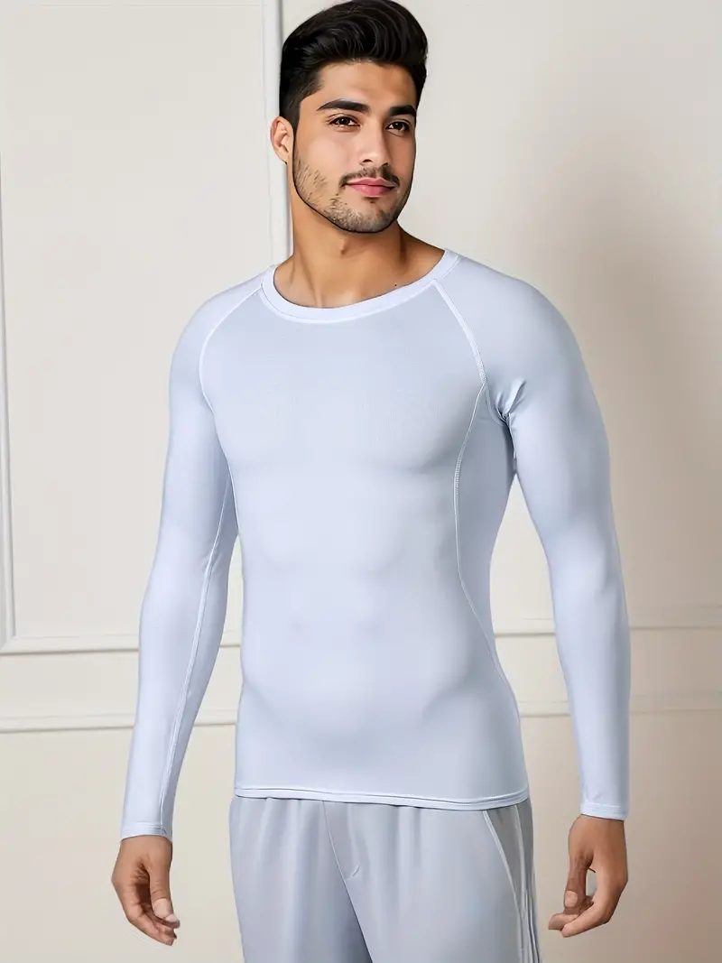 Men's Thermal Underwear Set Skiing Winter Warm Base Layers - Temu