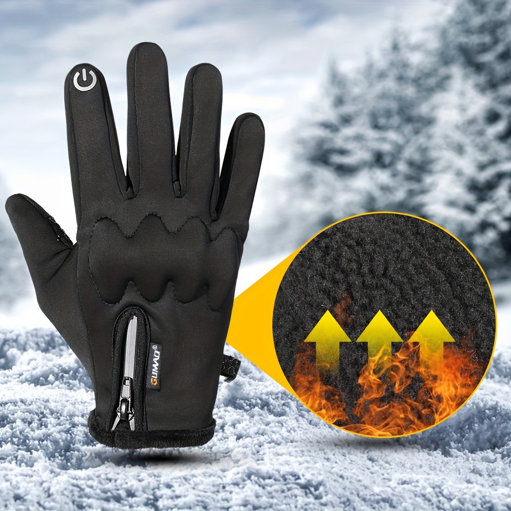 Winter Warm Gloves Men Women Touch Screen Windproof - Temu