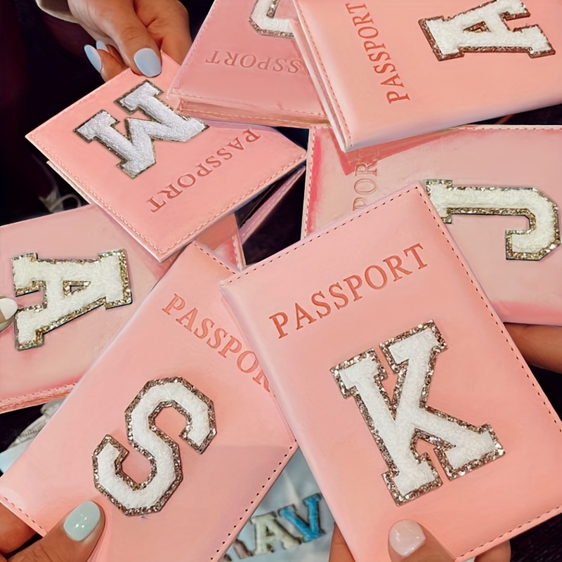 Colorful Emboss Women's Passport Cover Print Girls Boys ID Card