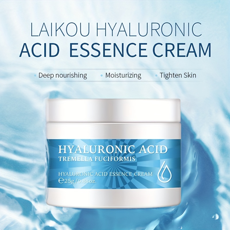 1pc Hyaluronic Acid Face Cream Moisturizer Cream Facial Moisturizing Cream Skin Care Cream